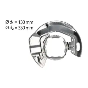 AIC Abdeckblech Ankerblech Bremsscheibe f&uuml;r BMW 5er E39 535/540i vorne links 34111162569