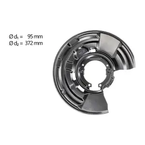 AIC Abdeckblech Bremsscheibe f&uuml;r BMW F20 F21 F30 F31 F22 F32 F36 hinten links 34216792243