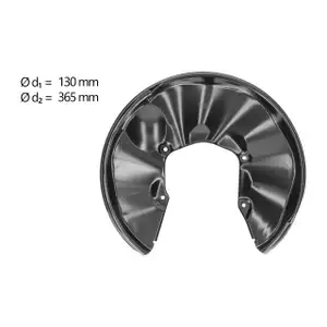 AIC 57068 Abdeckblech Ankerblech Deckblech f&uuml;r AUDI A4 B6 B7 Hinterachse links 8E0615611N