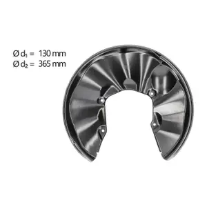 AIC 57069 Abdeckblech Ankerblech Deckblech f&uuml;r AUDI A4 B6 B7 Hinterachse rechts 8E0615612N