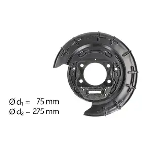 AIC 57009 Abdeckblech Ankerblech f&uuml;r HYUNDAI i30 KIA Ceed Pro Ceed hinten rechts