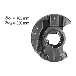 AIC 57127 Abdeckblech Ankerblech f&uuml;r BMW 5er E34 7er E32 8er E31 Vorderachse rechts