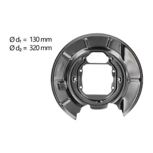 AIC 57130 Abdeckblech Ankerblech f&uuml;r BMW 5er E39 Touring hinten links 34121162775