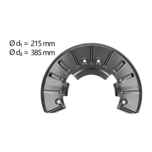 AIC Abdeckblech Ankerblech f&uuml;r VW Touareg 7L 7P AUDI Q7 4LB vorne 7L0615311B