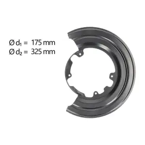 AIC Abdeckblech Ankerblech Bremsscheibe f&uuml;r IVECO Daily 2 hinten links 42556904