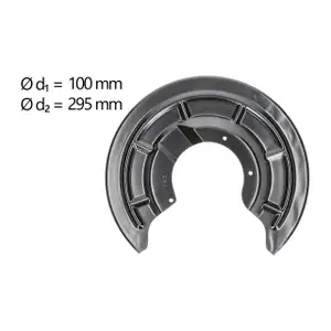 AIC Abdeckblech Ankerblech Bremsscheibe f&uuml;r RENAULT Grand Scenic / Megane 2 hinten links