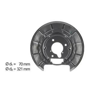 AIC Abdeckblech Ankerblech Bremsscheibe f&uuml;r PEUGEOT 406 hinten links 4211.81