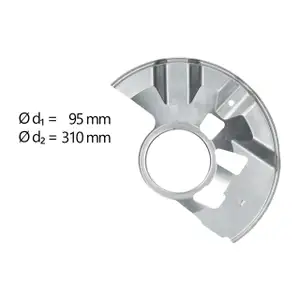 AIC Abdeckblech Ankerblech Bremsscheibe f&uuml;r MAZDA 6 GY GG vorne links GJ6A-33-271