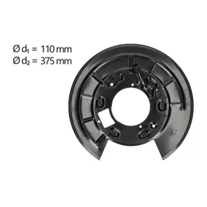 AIC Abdeckblech Ankerblech f&uuml;r LAND ROVER Range Rover Sport 2 Discovery 3 4 hinten links