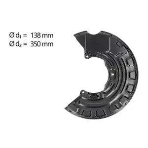 AIC Abdeckblech Ankerblech f&uuml;r VW Golf 5 6 Passat B6 AUDI A3 8P SEAT Leon 1P vorne rechts