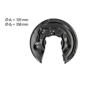 AIC Abdeckblech Ankerblech f&uuml;r VW Passat B7 Tiguan 5N AUDI A3 8P SKODA hinten rechts