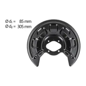 AIC 58188 Abdeckblech Ankerblech f&uuml;r VW Caddy 3 2KB 2KA Hinterachse 5R3615611A