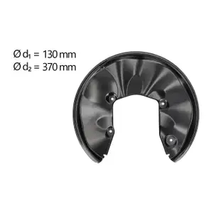 AIC 58194 Abdeckblech Ankerblech f&uuml;r AUDI A4 B7 A6 C6 Hinterachse links 4F0615611