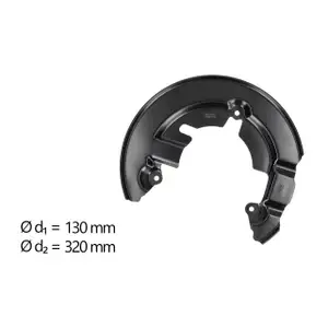 AIC 58103 Abdeckblech Ankerblech f&uuml;r FORD C-Max 2 FOCUS III GRAND C-MAX vorne links