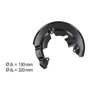 AIC 58103 Abdeckblech Ankerblech f&uuml;r FORD C-Max 2 FOCUS III GRAND C-MAX vorne rechts