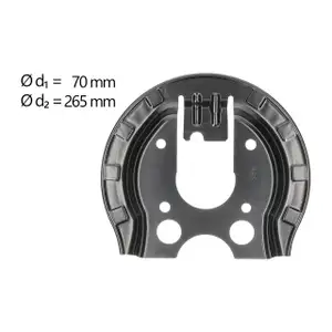 AIC 58259 Abdeckblech Ankerblech f&uuml;r CITROEN C4 PEUGEOT 307 Hinterachse 4209A9