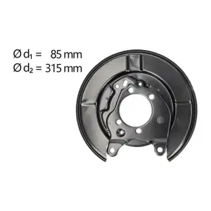 AIC Abdeckblech Ankerblech f&uuml;r NISSAN Juke Cube Qashqai X-Trail hinten rechts 44020CY01B