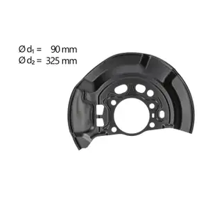 AIC 58810 Abdeckblech Ankerblech f&uuml;r TOYOTA Auris E18 Vorderachse rechts 4778102200