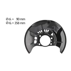 AIC 58812 Abdeckblech Ankerblech f&uuml;r LEXUS NX Z1 TOYOTA RAV 4 IV vorne rechts 4778142050