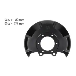 AIC Abdeckblech Ankerblech f&uuml;r VW Caddy 1 Golf 1 Jetta 1 Scirocco vorne 171615311