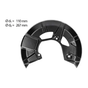 AIC Abdeckblech Ankerblech f&uuml;r VW Passat B1 B2 AUDI 80 B1 B2 90 vorne links 321615311A