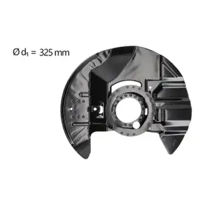 AIC Abdeckblech Ankerblech f&uuml;r BMW 3er E46 M3 Z4 M E85 E86 vorne rechts 34112282110