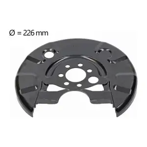 AIC Abdeckblech Ankerblech Bremsscheibe f&uuml;r VW Passat B3/4 Hinterachse rechts 357615610