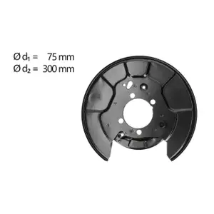 AIC Abdeckblech Ankerblech Bremsscheibe f&uuml;r TOYOTA Rav 4 3 4 hinten rechts 46503-42040