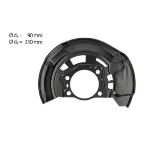 AIC Abdeckblech Ankerblech f&uuml;r TOYOTA Rav 4 3 4 Auris E15 Avensis T27 vorne links