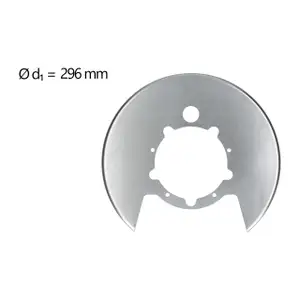 AIC 71329 Abdeckblech Ankerblech Spritzblech f&uuml;r IVECO DAILY 4 Hinterachse 7188172