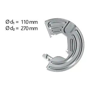 AIC Abdeckblech Ankerblech f&uuml;r RENAULT Clio 1 2 Megane 1 19 1 2 Kangoo 5 9 vorne links