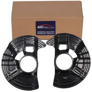 2x AIC Spritzblech Bremsscheibe für MERCEDES W176 W246 CLA C117 X117 GLA X156 vorne