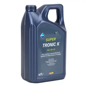 5L 5 Liter ARAL SUPER TRONIC K 5W-30 Motor&ouml;l f&uuml;r BMW LL04 VW 504.00/507.00 MB 229.31/51/52