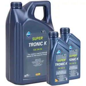 7L 7 Liter ARAL SUPER TRONIC K 5W-30 Motor&ouml;l f&uuml;r BMW LL04 VW 504.00/507.00 MB 229.31/51/52