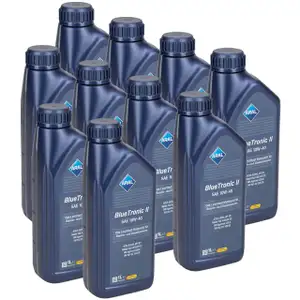 10L 10 Liter ARAL BLUE TRONIC 2 10W-40 Motor&ouml;l f&uuml;r MB 229.3 501.01/505.00 FIAT 9.55535-D2