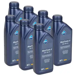 7L 7 Liter ARAL BLUE TRONIC 2 10W-40 Motor&ouml;l &Ouml;l f&uuml;r MB 229.3 501.01/505.00 FIAT 9.55535-D2