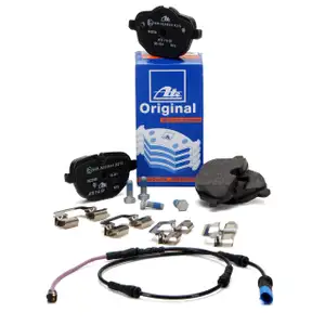 ATE Original Bremsbel&auml;ge + Warnsensor f&uuml;r BMW 5er G30 G31 6er GT ohne Sportpaket hinten