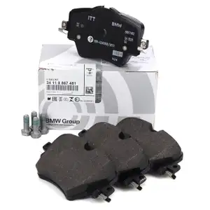 ORIGINAL BMW Bremsbelagsatz 2er F45/46 X1 F48 X2 F39 MINI F55 F54 F60 vorne 34118867481