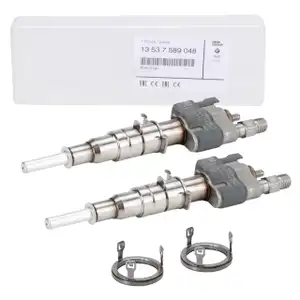 2x ORIGINAL BMW Einspritzd&uuml;se + W&auml;rmeschutzscheibe E81-88 E90-93 E60 E61 F10 F11 N43 N53