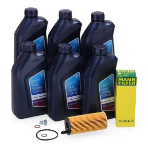 6L ORIGINAL 5W30 Motoröl + MANN Ölfilter BMW 1er 2er 3er 4er 5er 6er 7er X3 X4 X5
