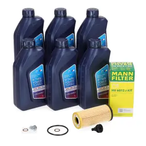 6L ORIGINAL 0W30 Motor&ouml;l + MANN &Ouml;lfilter f&uuml;r BMW F40 F44 F45 F46 X1 F48 X2 F39 B38 B48