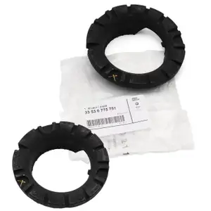 2x ORIGINAL BMW Federteller Federunterlage 5er F10 F11 6er F12 F13 F06 hinten 33536775751