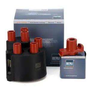 BERU Verteilerkappe + Verteilerfinger f&uuml;r VW Transporter T4 2.5 AUDI 80 B4 100 C3 C4 A6