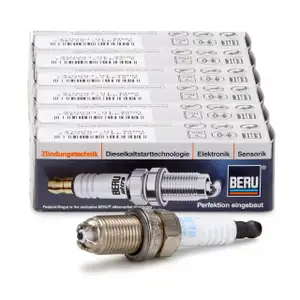 6x BERU Z129 0002340101 Z&uuml;ndkerze f&uuml;r PORSCHE 996 3.4 Carrera Boxster (986) 99917020791