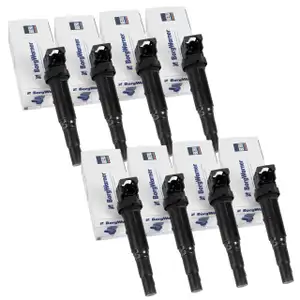 8x BERU ZSE143 Z&uuml;ndspule f&uuml;r BMW E60/61 F10/11 F63/64 F12/13 E65-67 F01-04 X5 12135A06753
