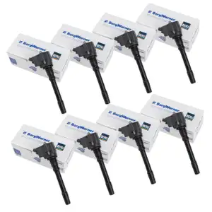 8x BERU ZS595 Z&uuml;ndspule Z&uuml;ndmodul f&uuml;r BMW M5 M8 X5M X6M XM 50i 60i N63 S63 S68 12138692611