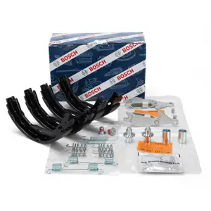 BOSCH 0986487723 Bremsbacken + Federn + Nachsteller Satz f&uuml;r MERCEDES W204 S204 A/C207