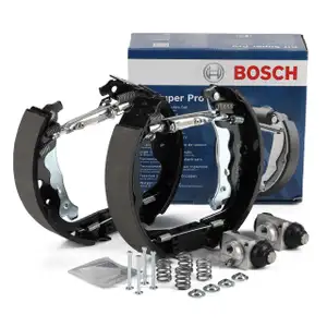 BOSCH Bremsbacken Satz + Zubehör für RENAULT Clio 4 Captur 1 DACIA Duster Logan 2 2
