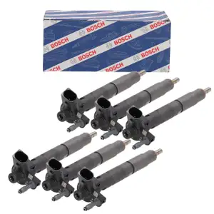 6x BOSCH 0445118036 Einspritzd&uuml;se f&uuml;r BMW G30 G31 G32 G11 G12 G14-16 X3 X4 B57 13538514151