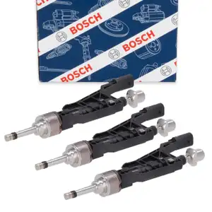 3x BOSCH 0261500437 Einspritzventil f&uuml;r BMW F40 F44 F45 F46 X1 F48 X2 F39 B38 13538656548